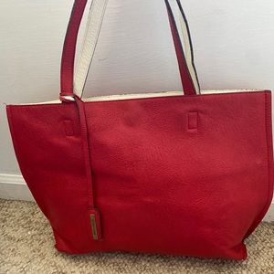 Red tote from Express